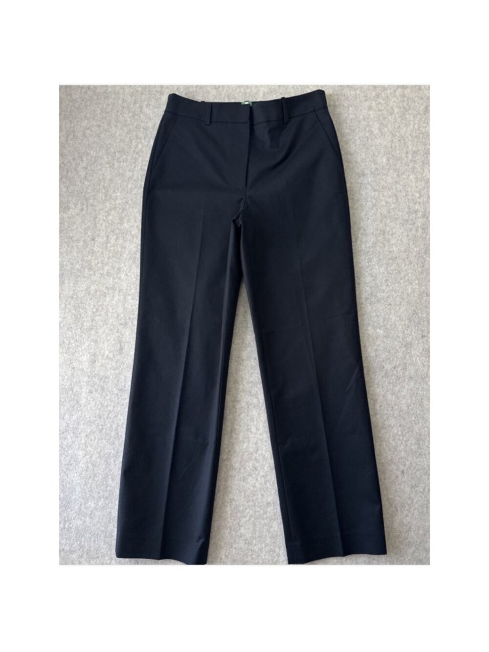 NWT‎ Boden Canonbury Trousers Womens 8 Black Cotton Stretch Straight Full Length